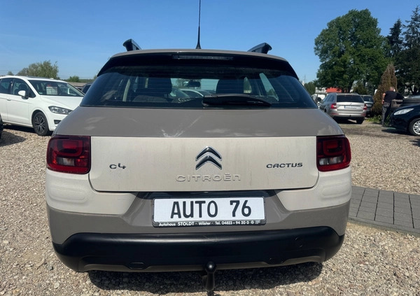 Citroen C4 Cactus cena 35900 przebieg: 136000, rok produkcji 2015 z Lębork małe 254